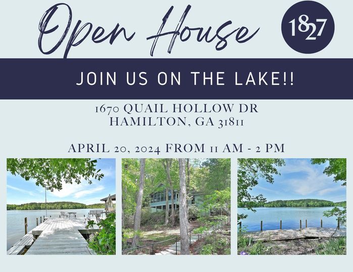 Join us for an Open House Saturday, April 20th 11am- 2 pm EST